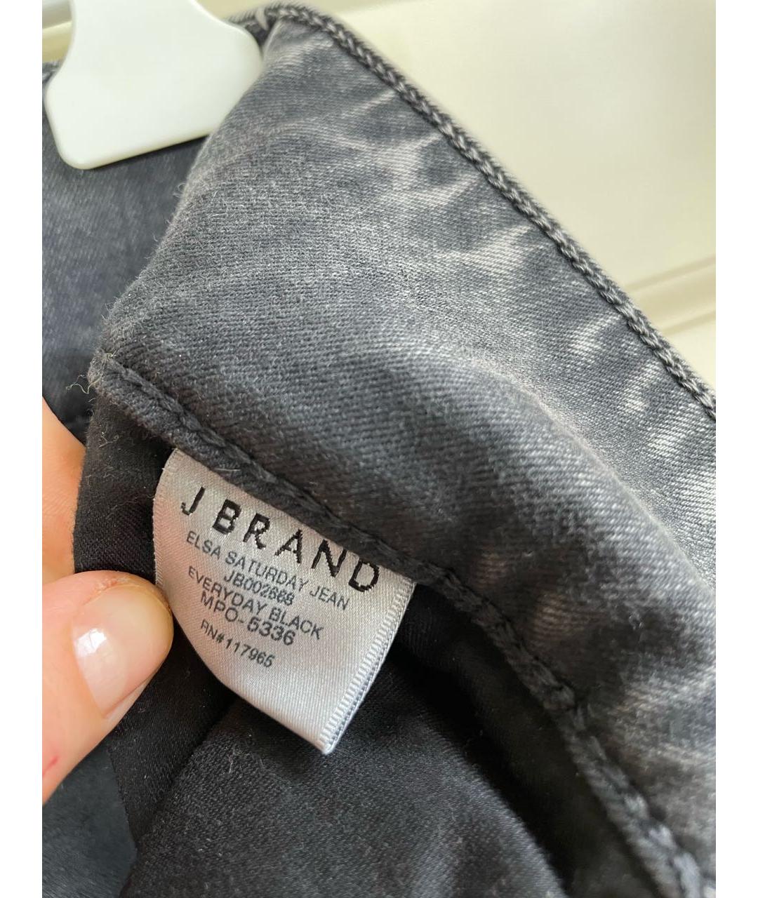 JBRAND Серые хлопко-лиоцелловые джинсы слим, фото 6