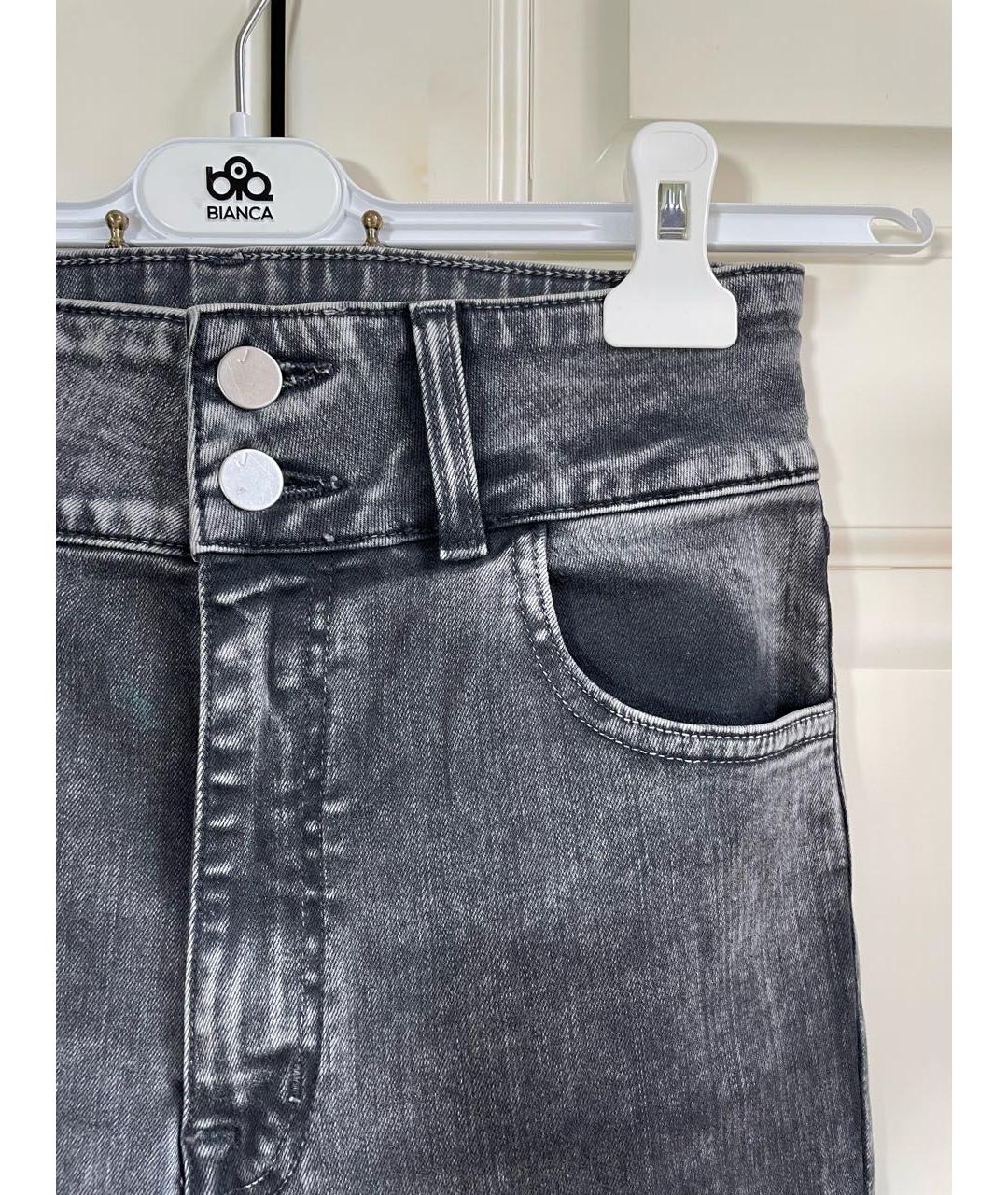 JBRAND Серые хлопко-лиоцелловые джинсы слим, фото 3