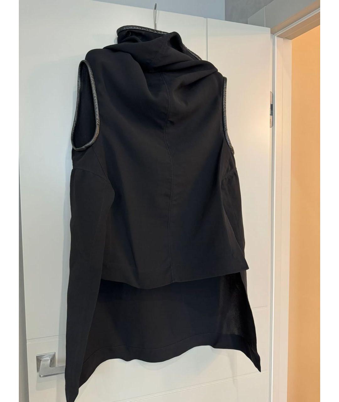 RICK OWENS Черная синтетическая блузы, фото 7