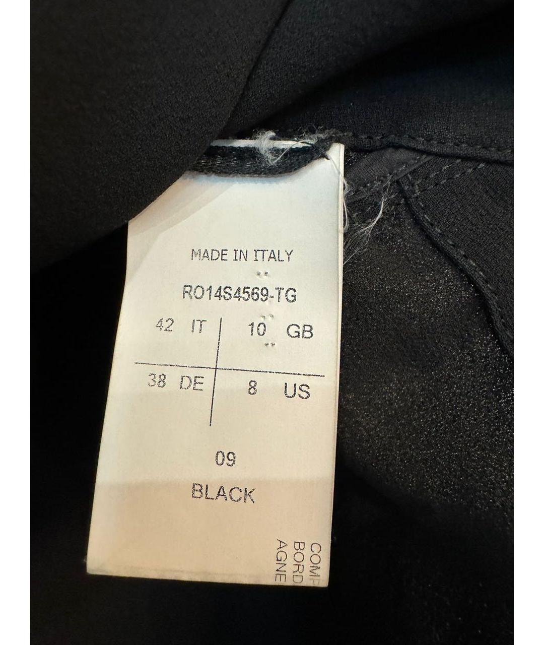 RICK OWENS Черная синтетическая блузы, фото 6