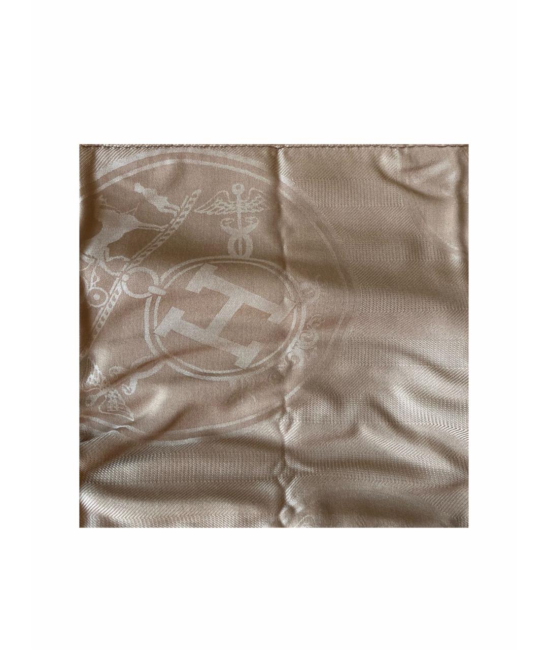 HERMES PRE-OWNED Бежевый кашемировый платок, фото 1