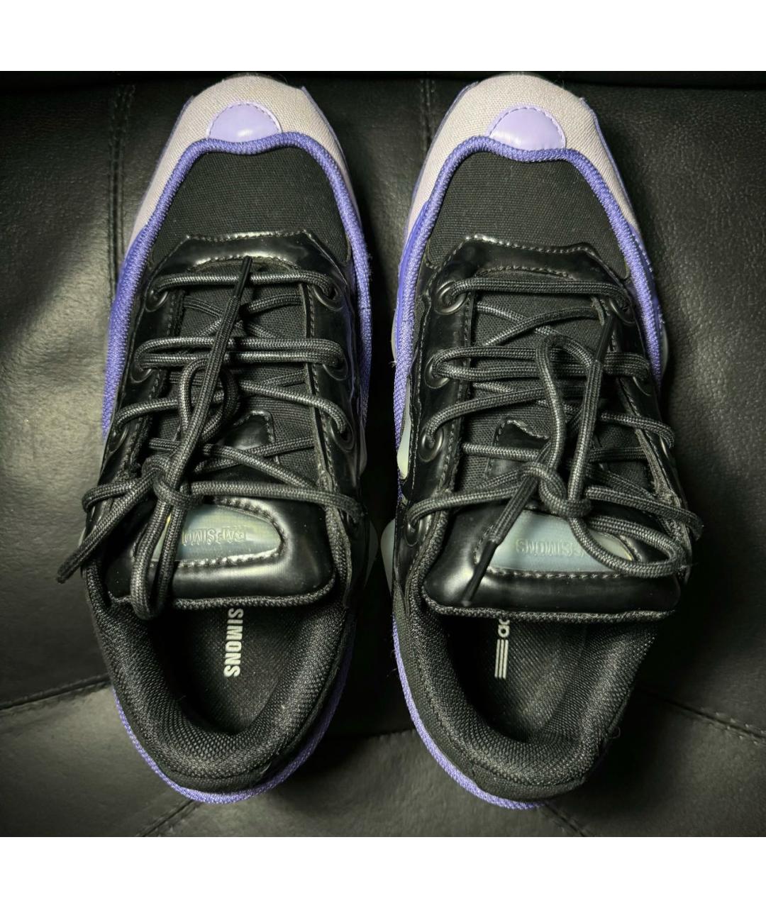 ADIDAS X RAF SIMONS Фиолетовые текстильные низкие кроссовки / кеды, фото 7