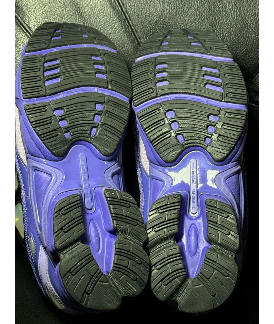 ADIDAS X RAF SIMONS Фиолетовые текстильные низкие кроссовки / кеды, фото 8