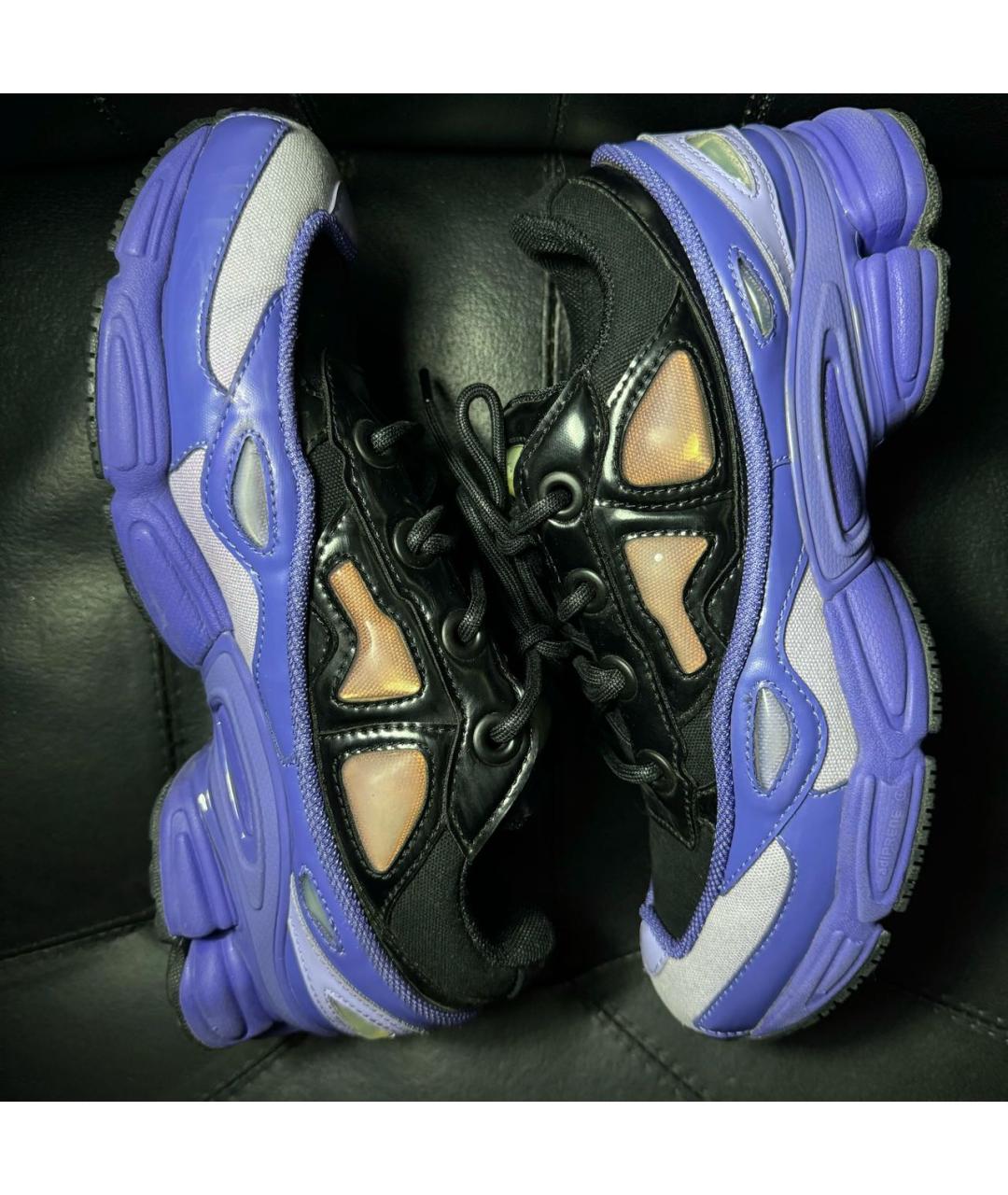 ADIDAS X RAF SIMONS Фиолетовые текстильные низкие кроссовки / кеды, фото 5