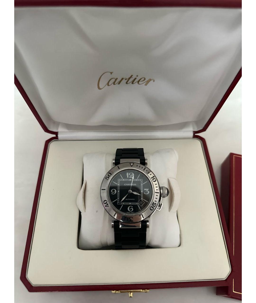 CARTIER Темно-синие часы, фото 2