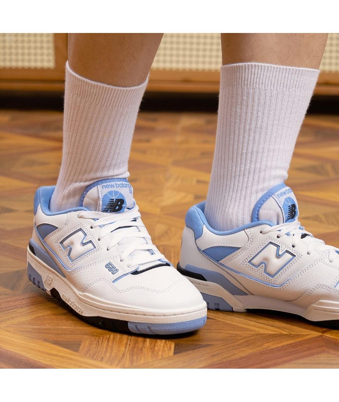 NEW BALANCE Белые низкие кроссовки / кеды, фото 5