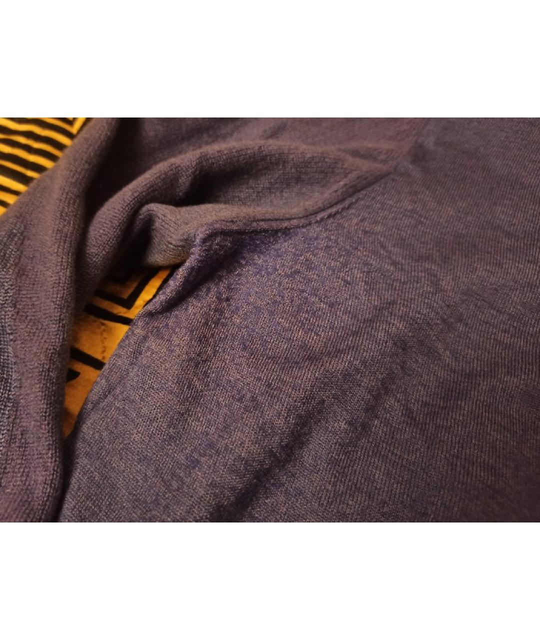 ZILLI Фиолетовый кашемировый джемпер / свитер, фото 5