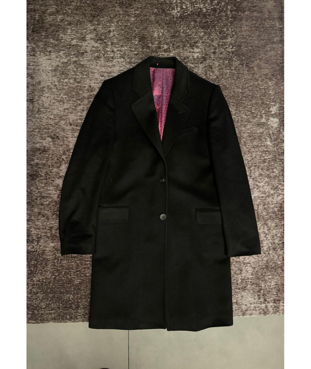 CHRISTIAN LACROIX Черное кашемировое пальто, фото 5