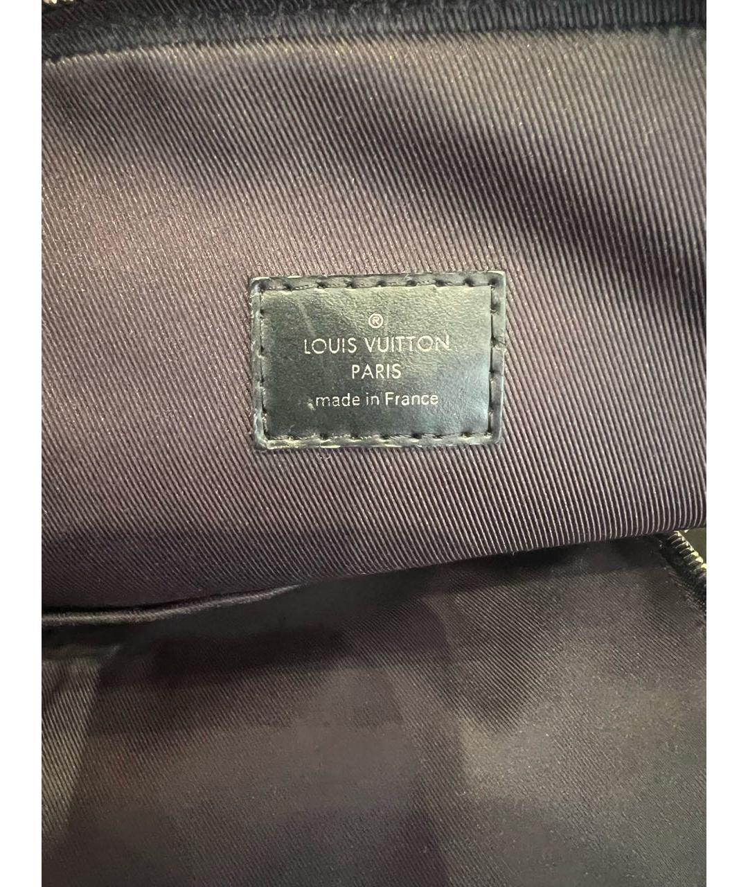 LOUIS VUITTON Антрацитовая сумка через плечо, фото 6