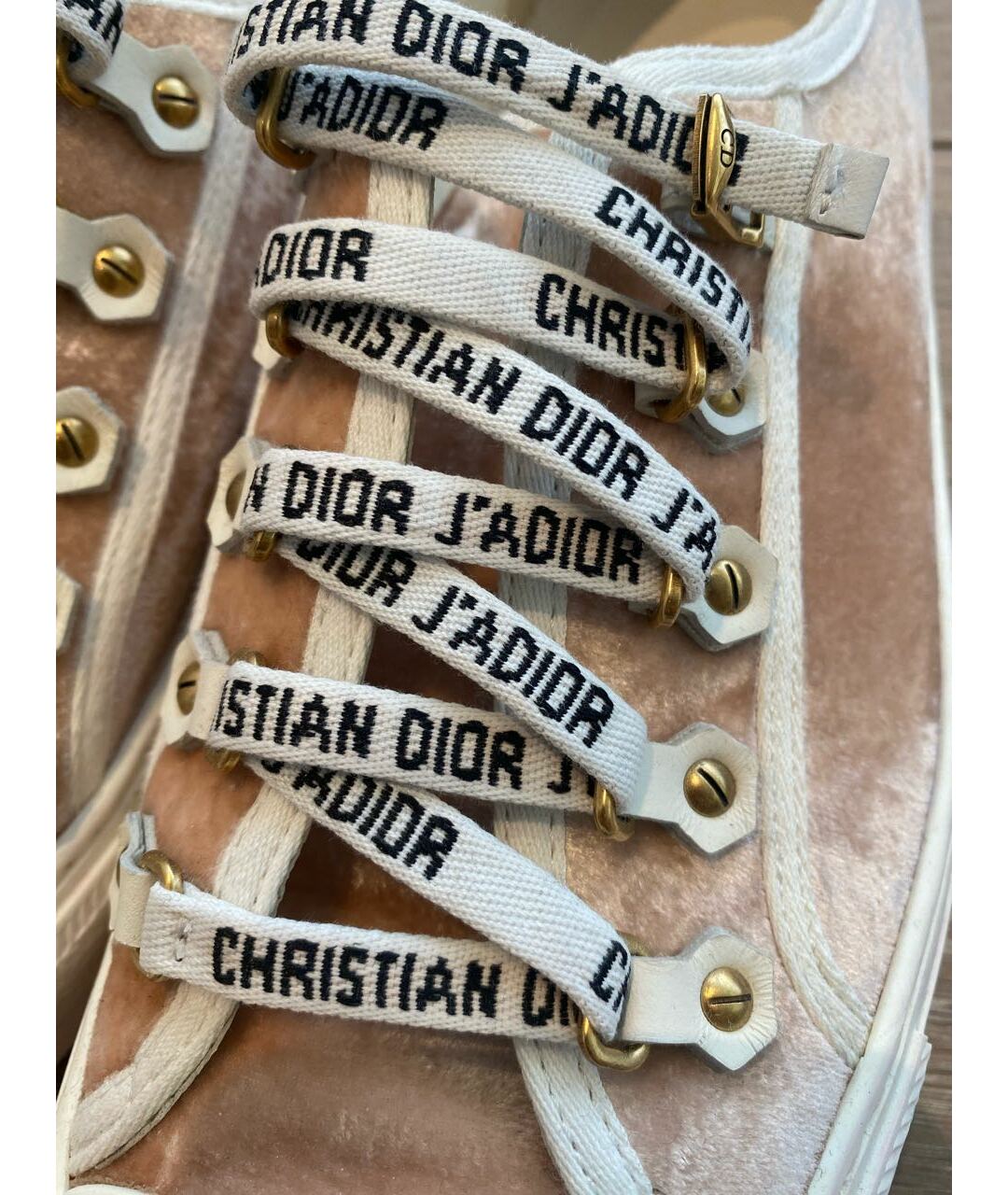 CHRISTIAN DIOR PRE-OWNED Розовые кожаные кроссовки, фото 3
