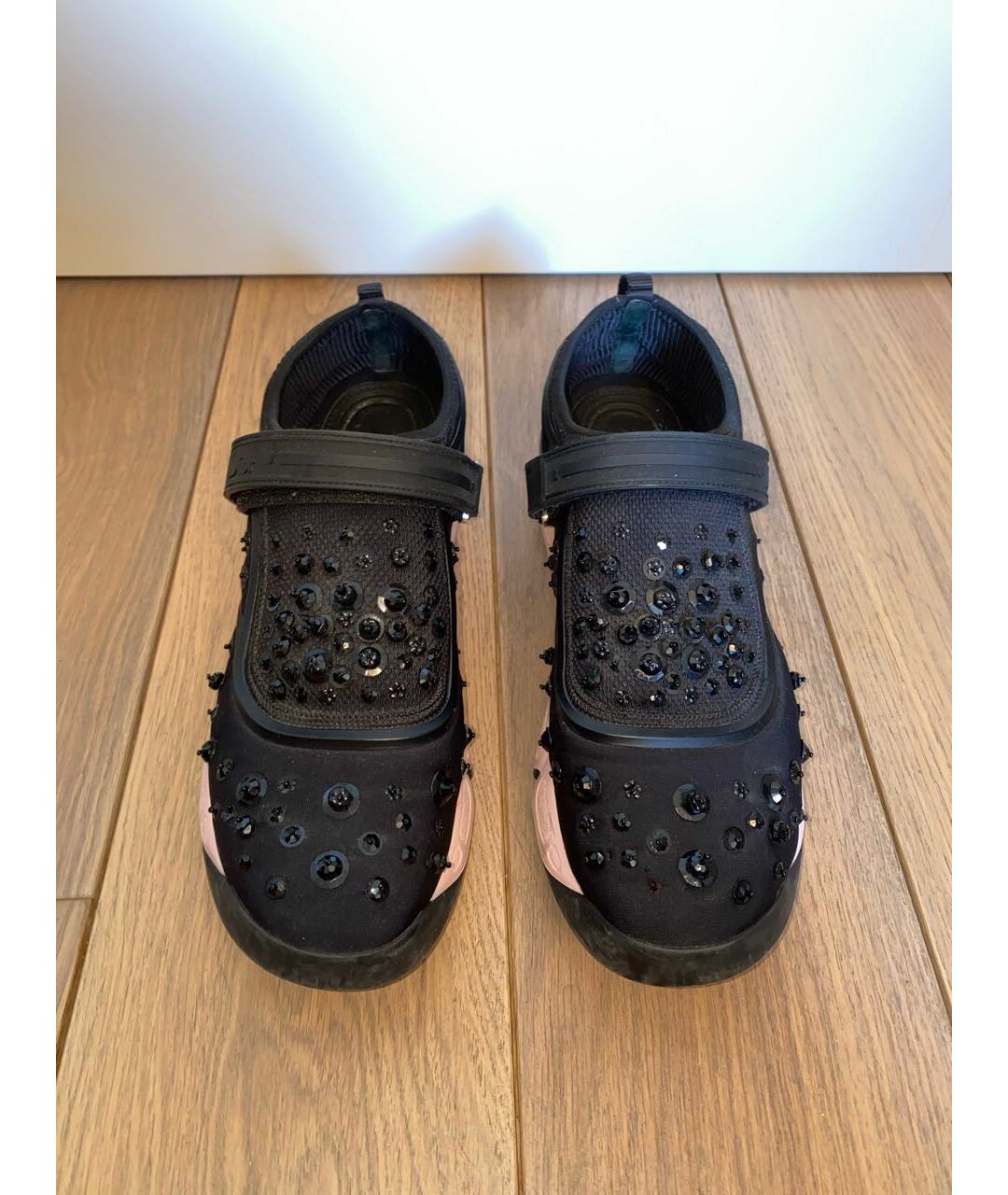 CHRISTIAN DIOR PRE-OWNED Черные текстильные кроссовки, фото 2