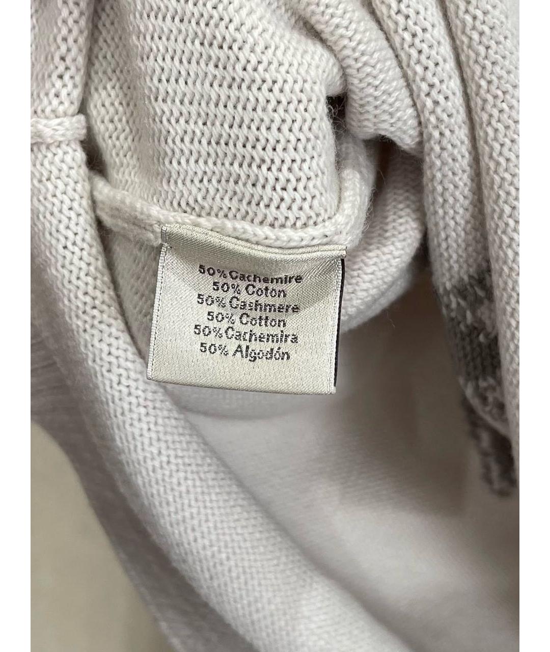 HERMES PRE-OWNED Белый кашемировый джемпер / свитер, фото 7
