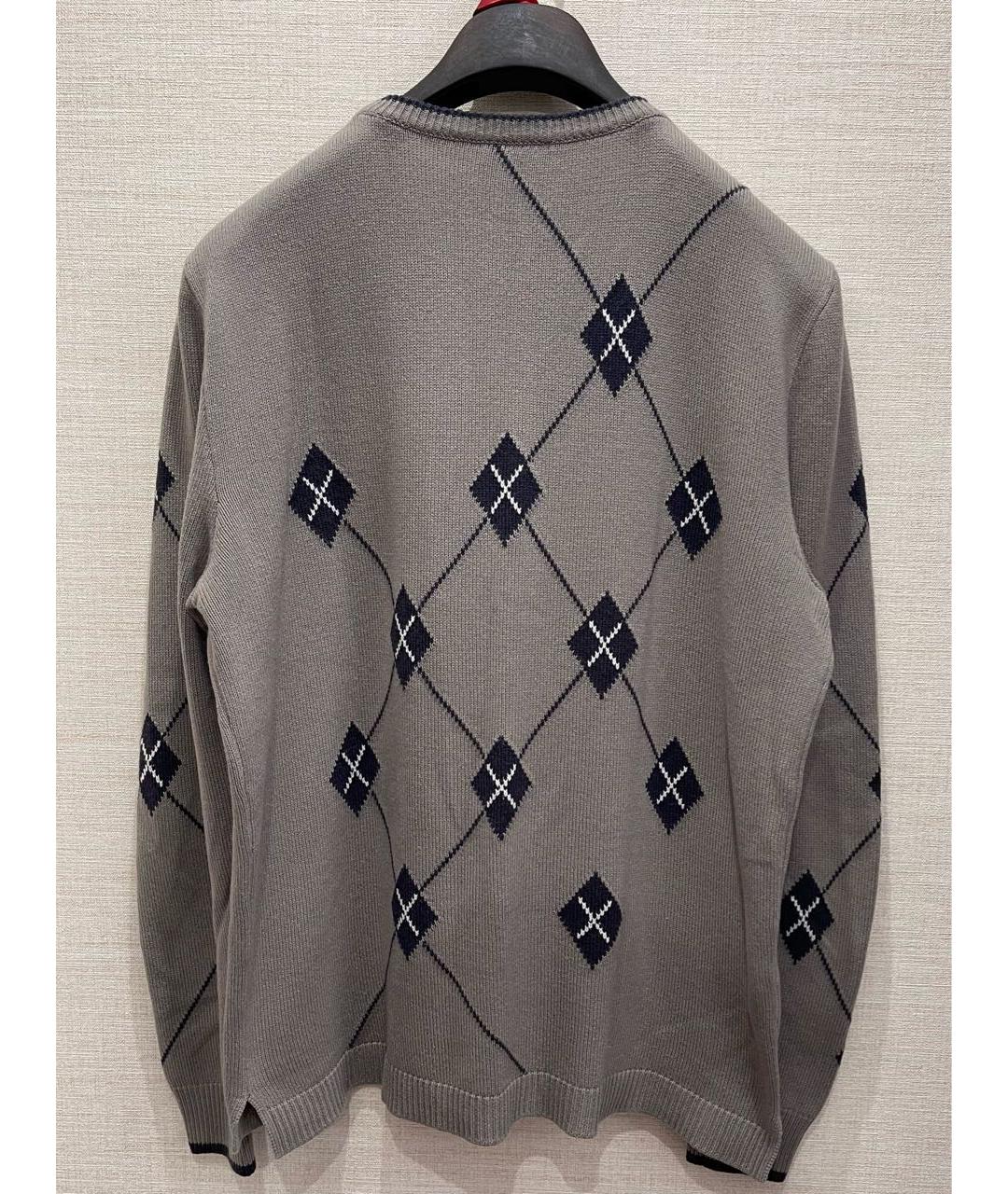 HERMES PRE-OWNED Серый кашемировый джемпер / свитер, фото 2