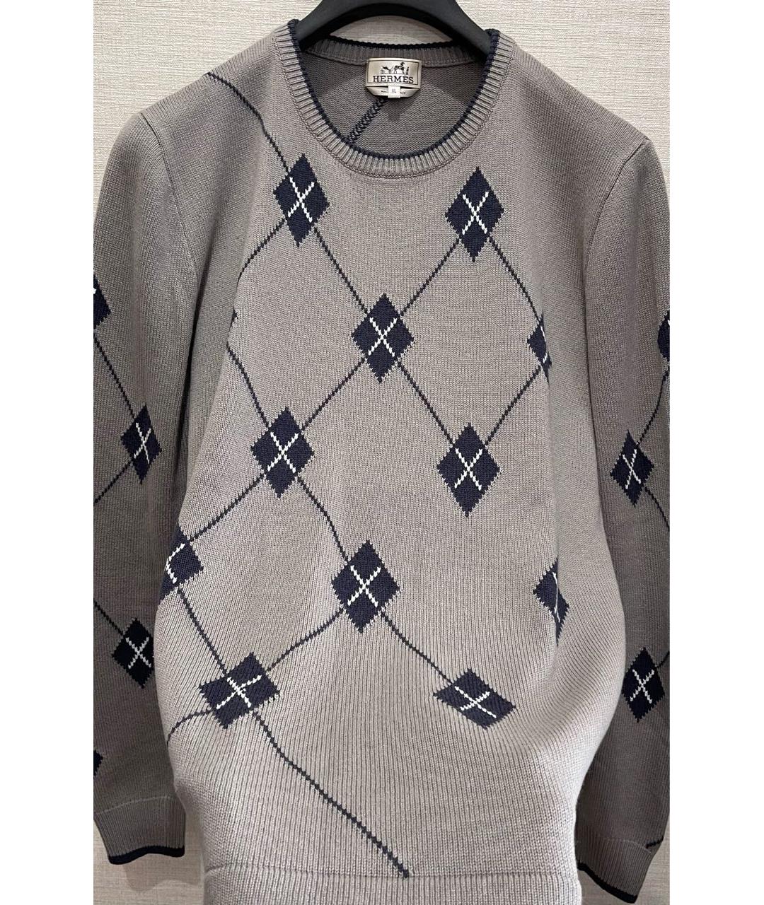 HERMES PRE-OWNED Серый кашемировый джемпер / свитер, фото 3
