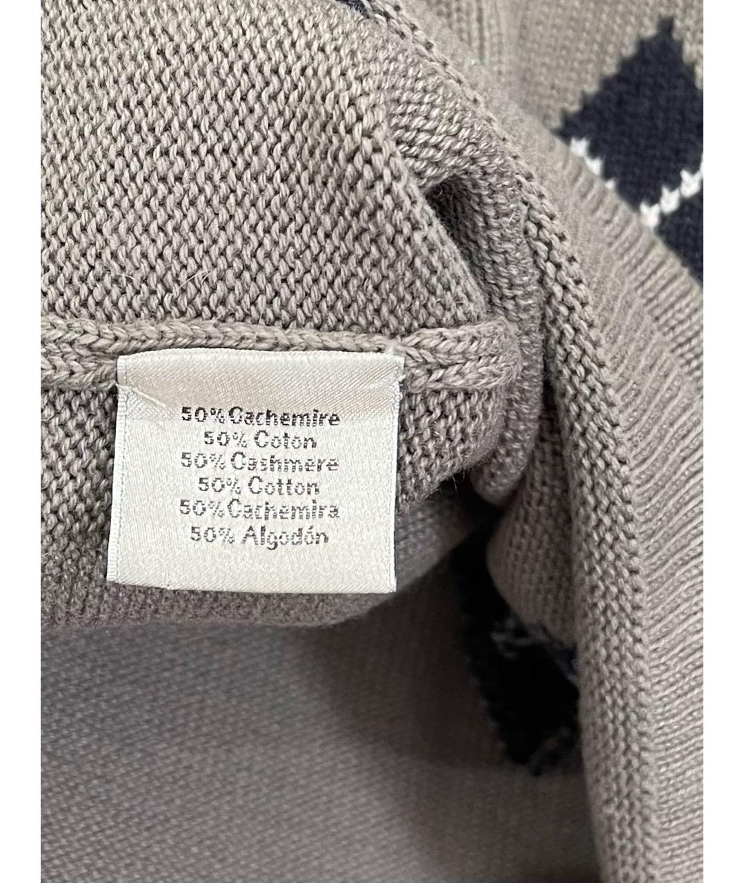 HERMES PRE-OWNED Серый кашемировый джемпер / свитер, фото 7
