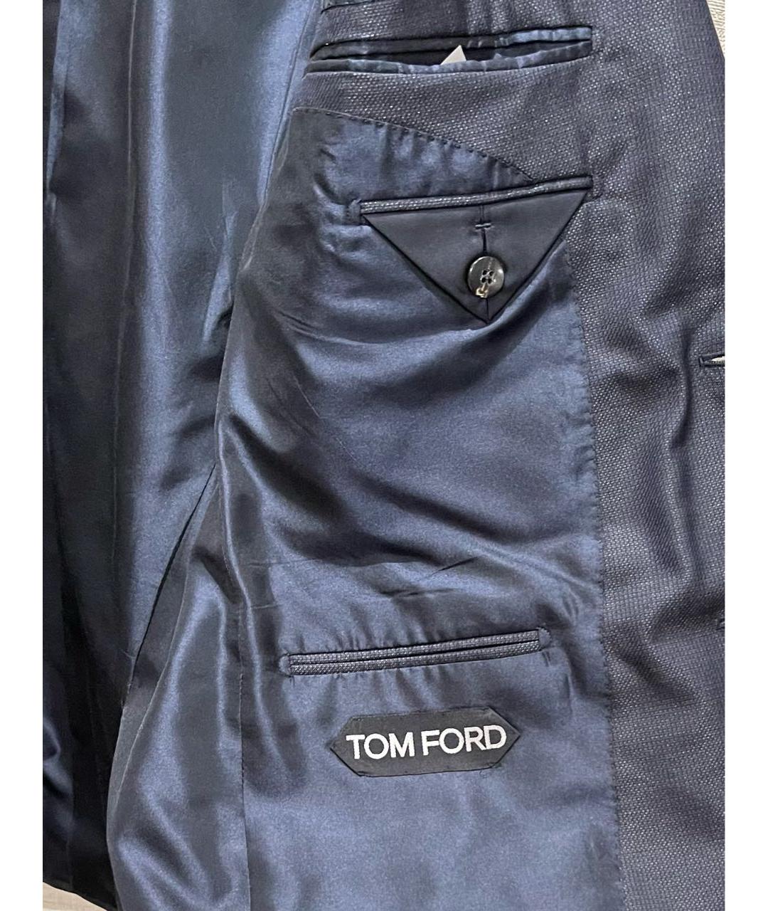 TOM FORD Антрацитовый шерстяной пиджак, фото 6