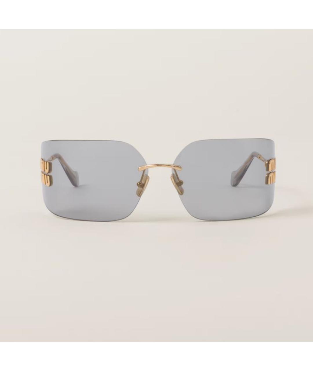MIU MIU Серые солнцезащитные очки, фото 1