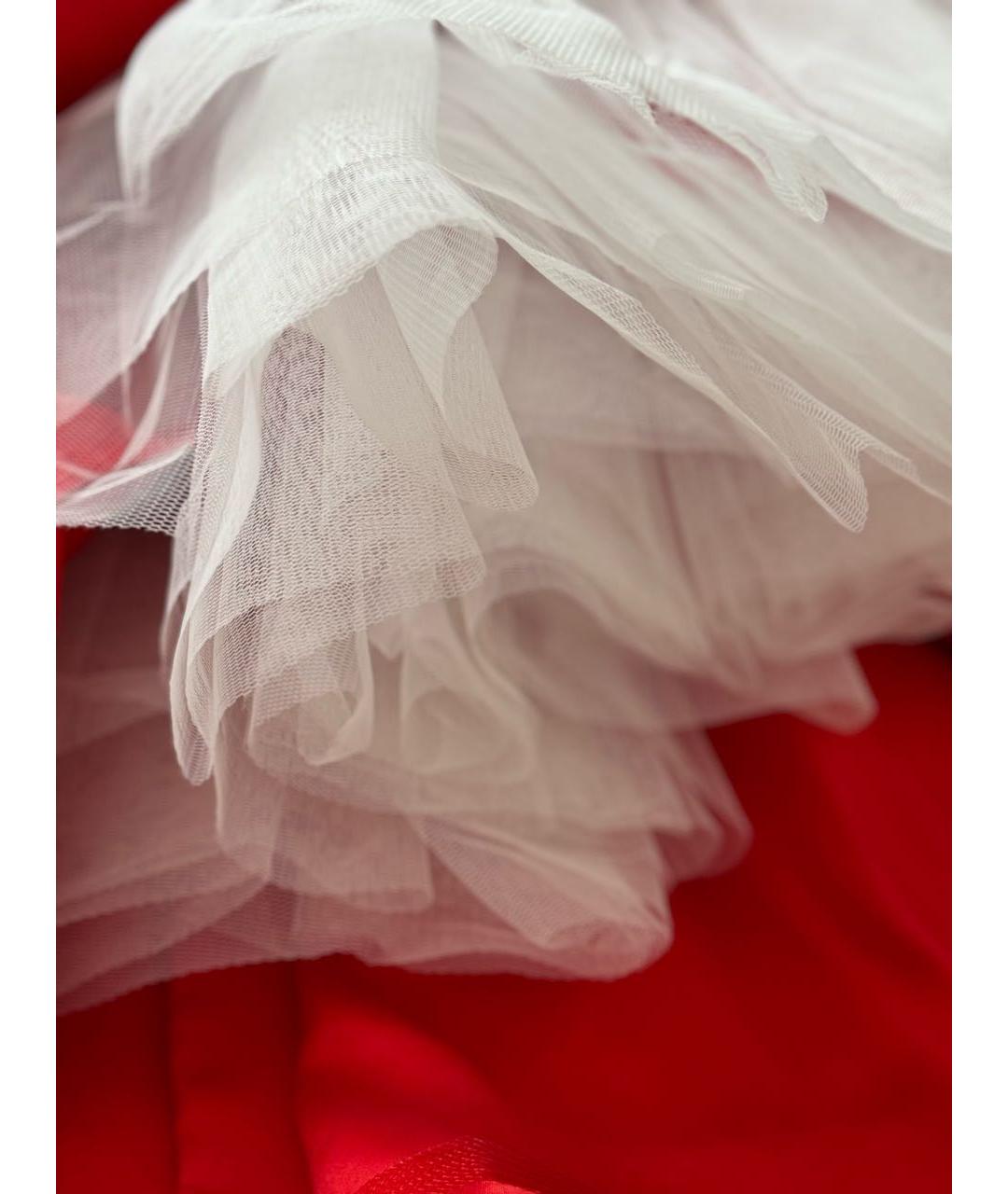 JOVANI Красное атласное вечернее платье, фото 8