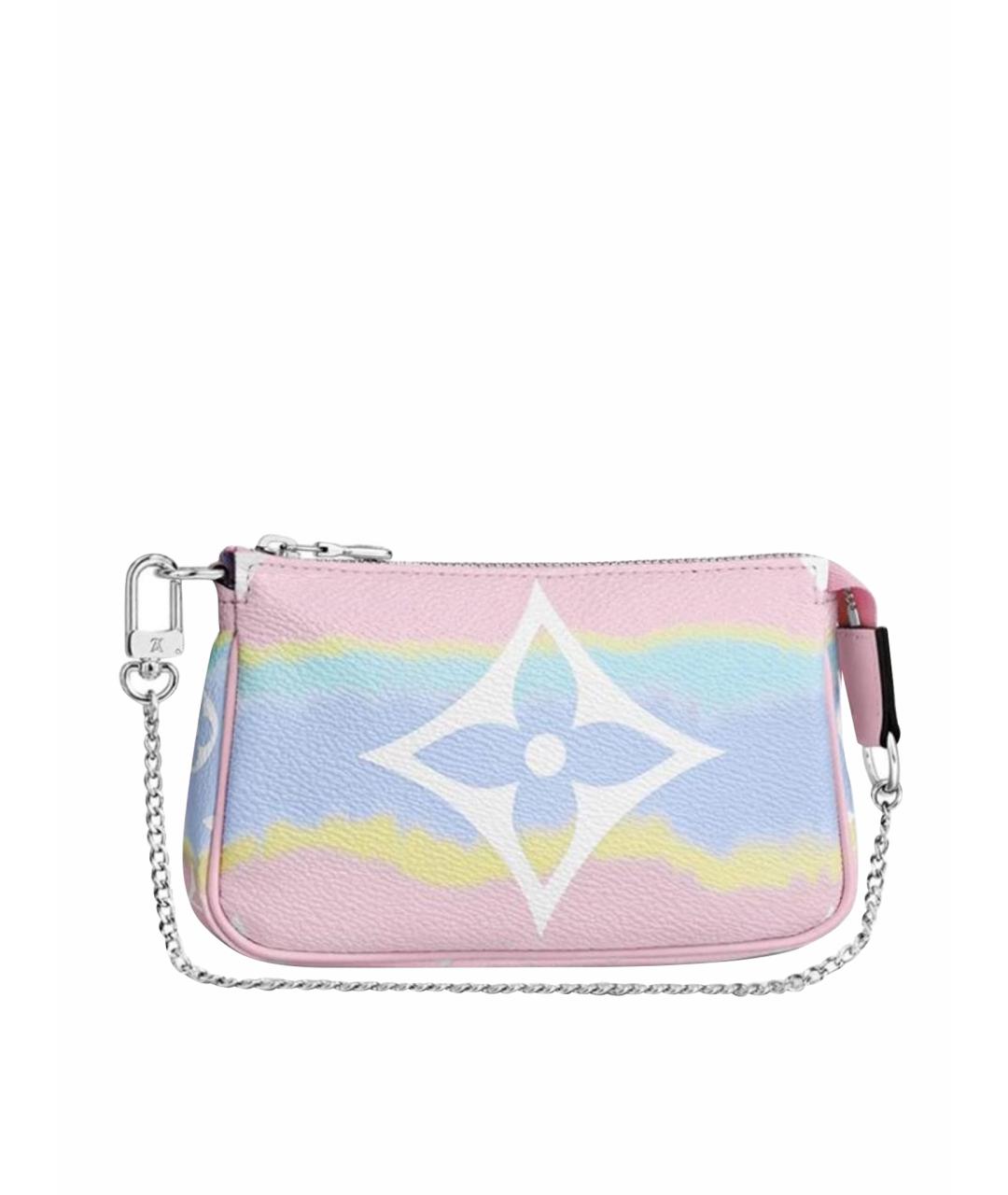 LOUIS VUITTON Розовая сумка с короткими ручками, фото 1