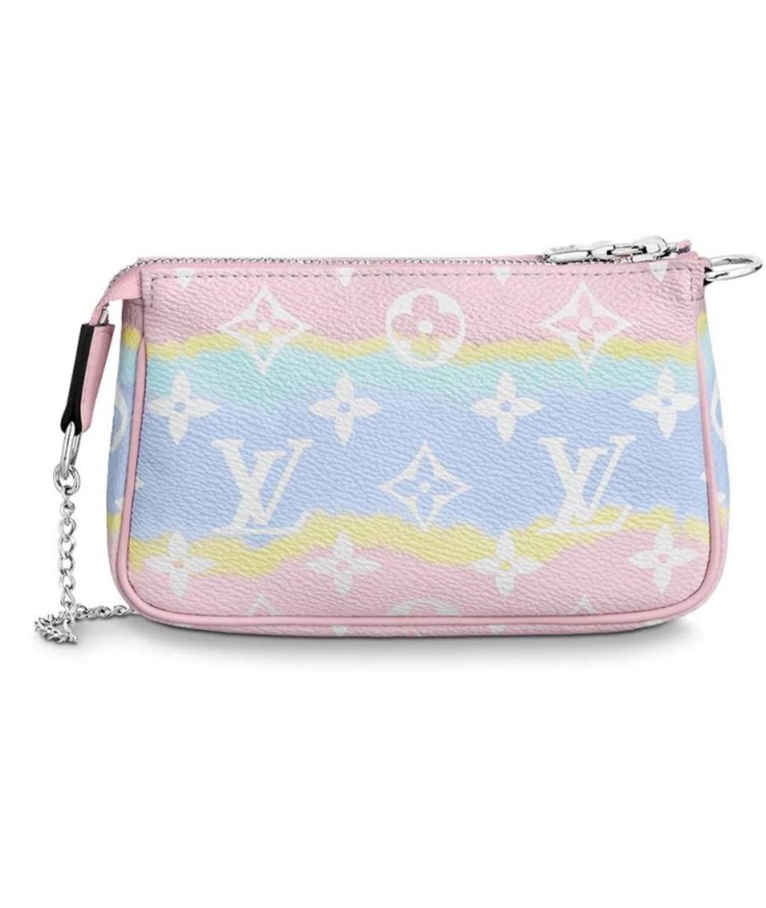 LOUIS VUITTON Розовая сумка с короткими ручками, фото 3