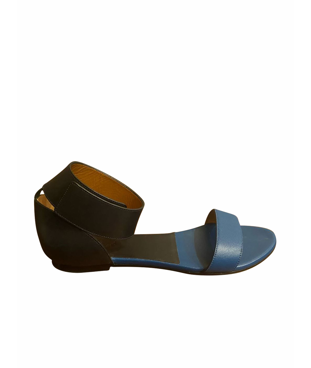 CHLOE Синие кожаные сандалии, фото 1