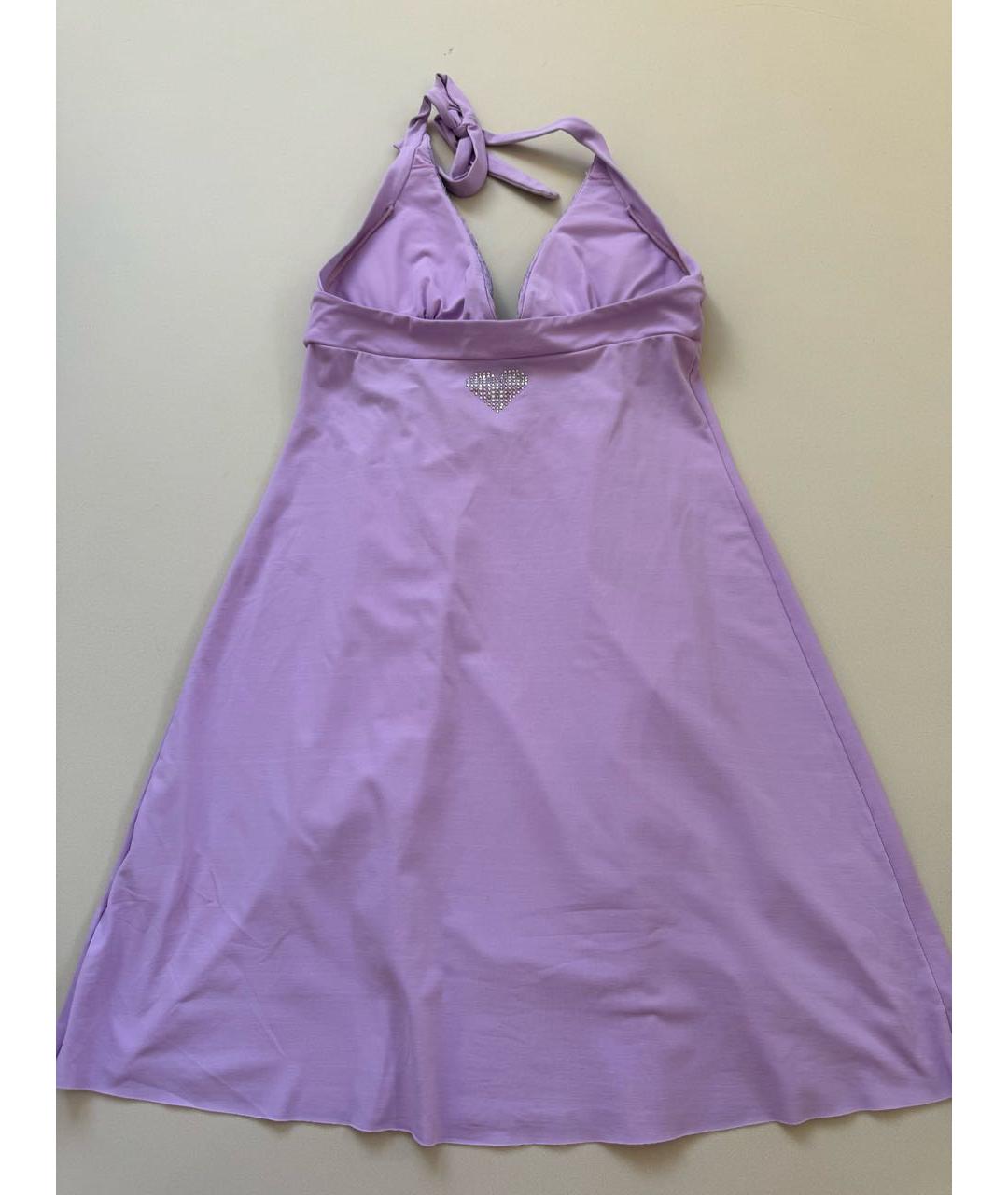 VDP Фиолетовое полиамидовое вечернее платье, фото 2