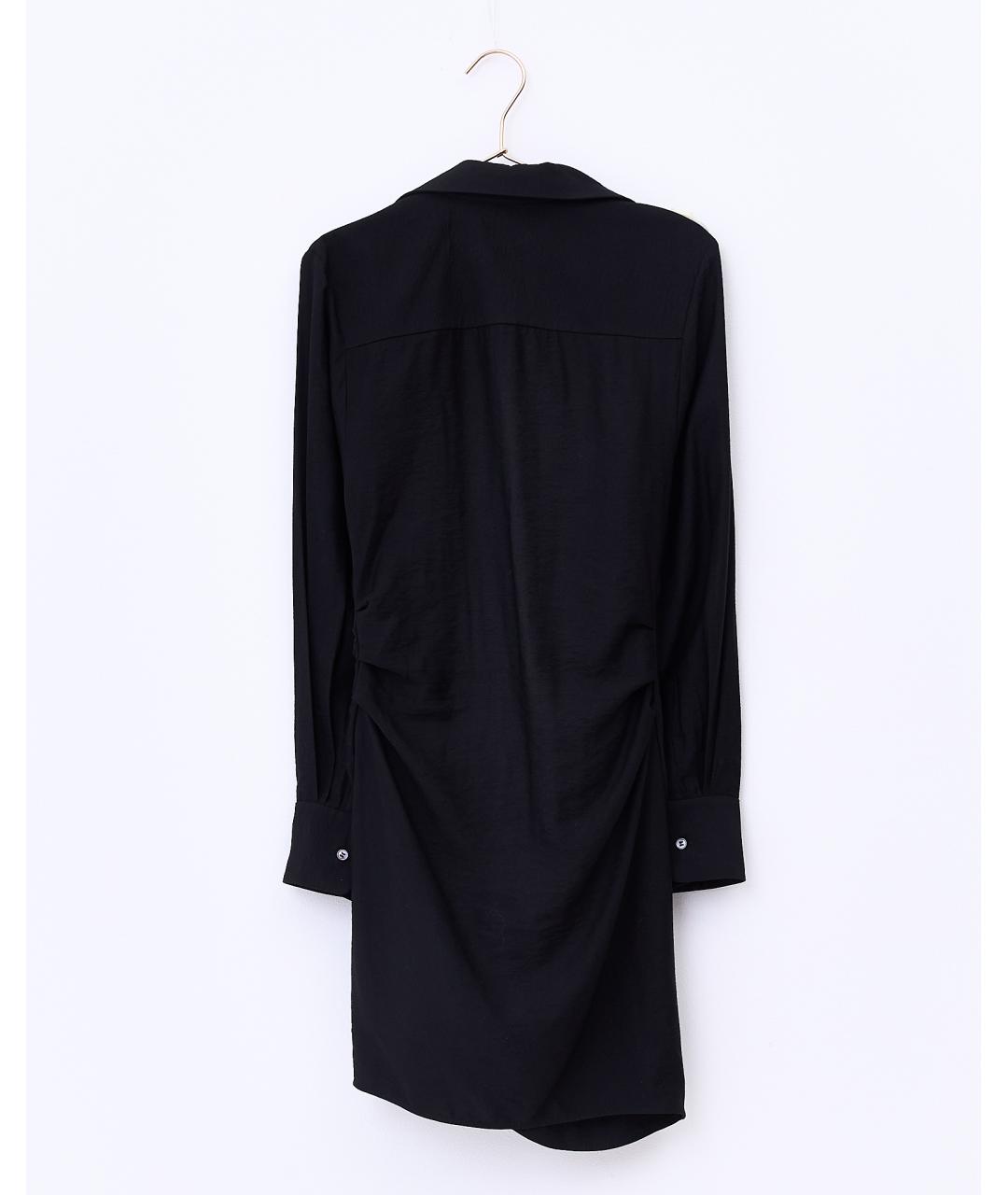 JACQUEMUS Черное льняное повседневное платье, фото 2
