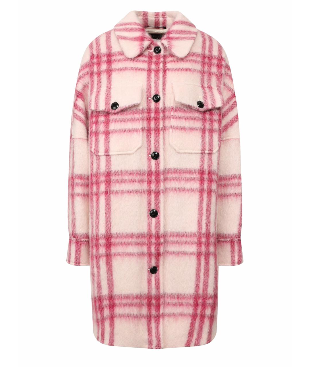 WOOLRICH Розовое шерстяное пальто, фото 1