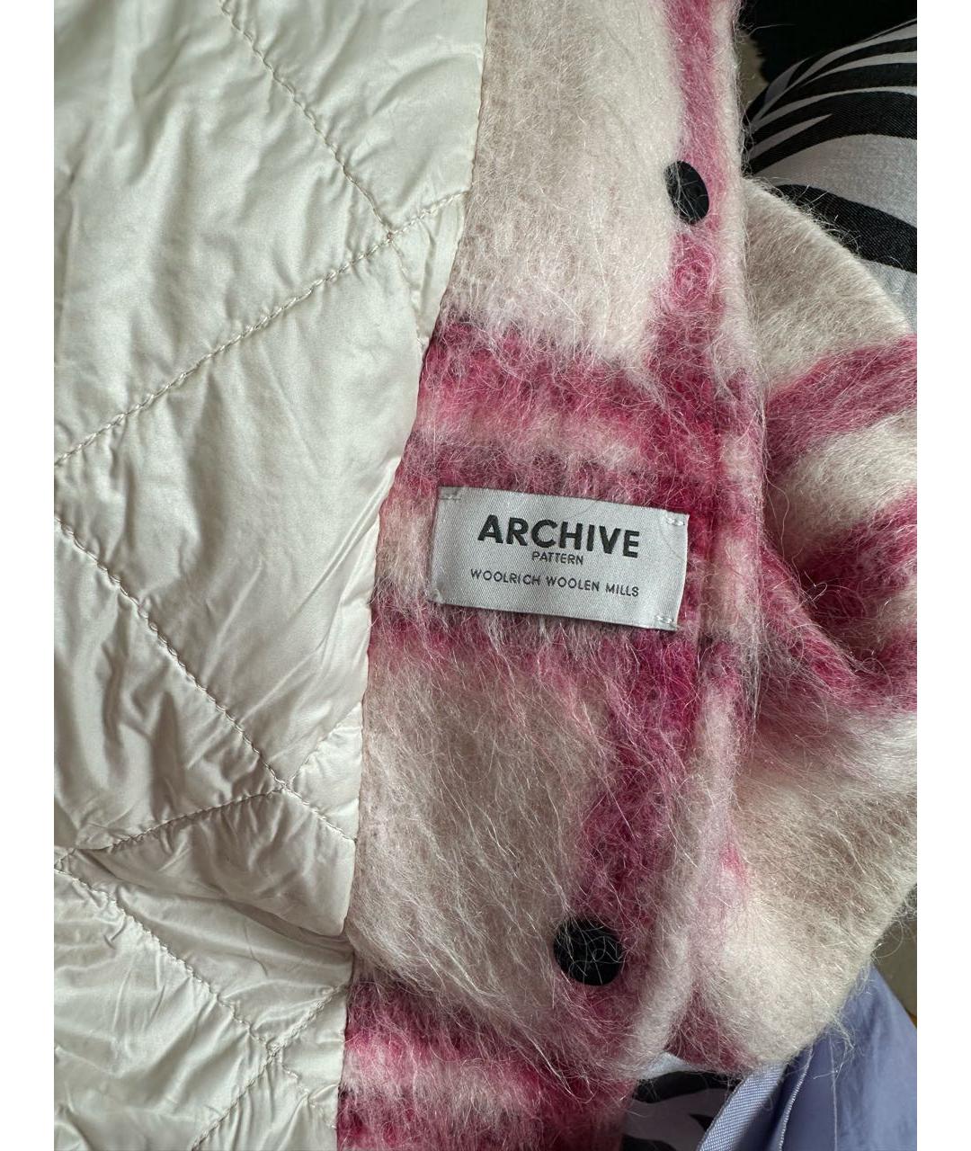 WOOLRICH Розовое шерстяное пальто, фото 4