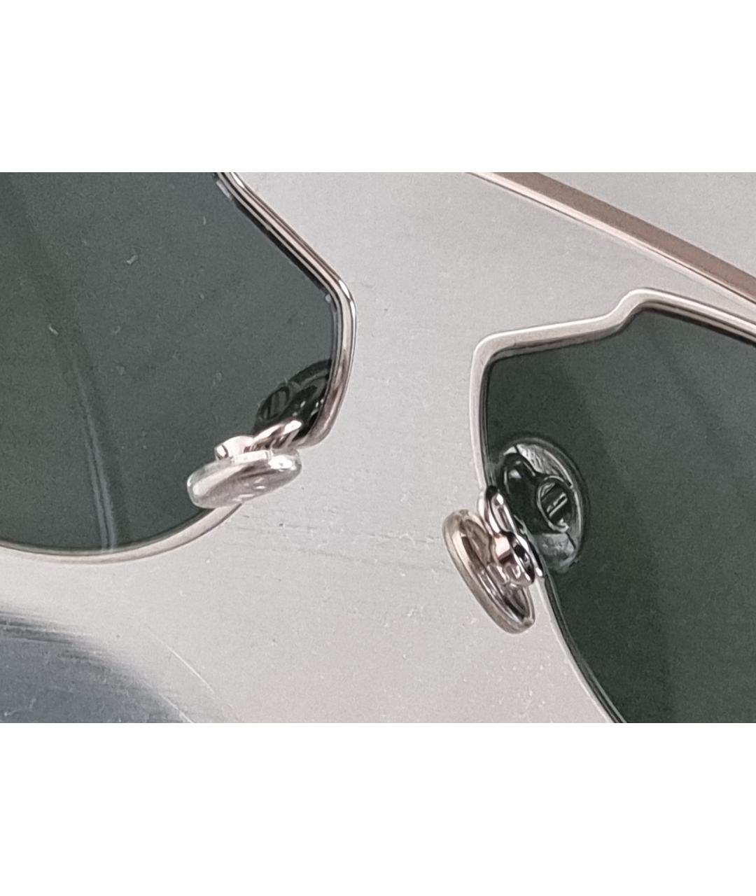 CHRISTIAN DIOR PRE-OWNED Серебряные металлические солнцезащитные очки, фото 5