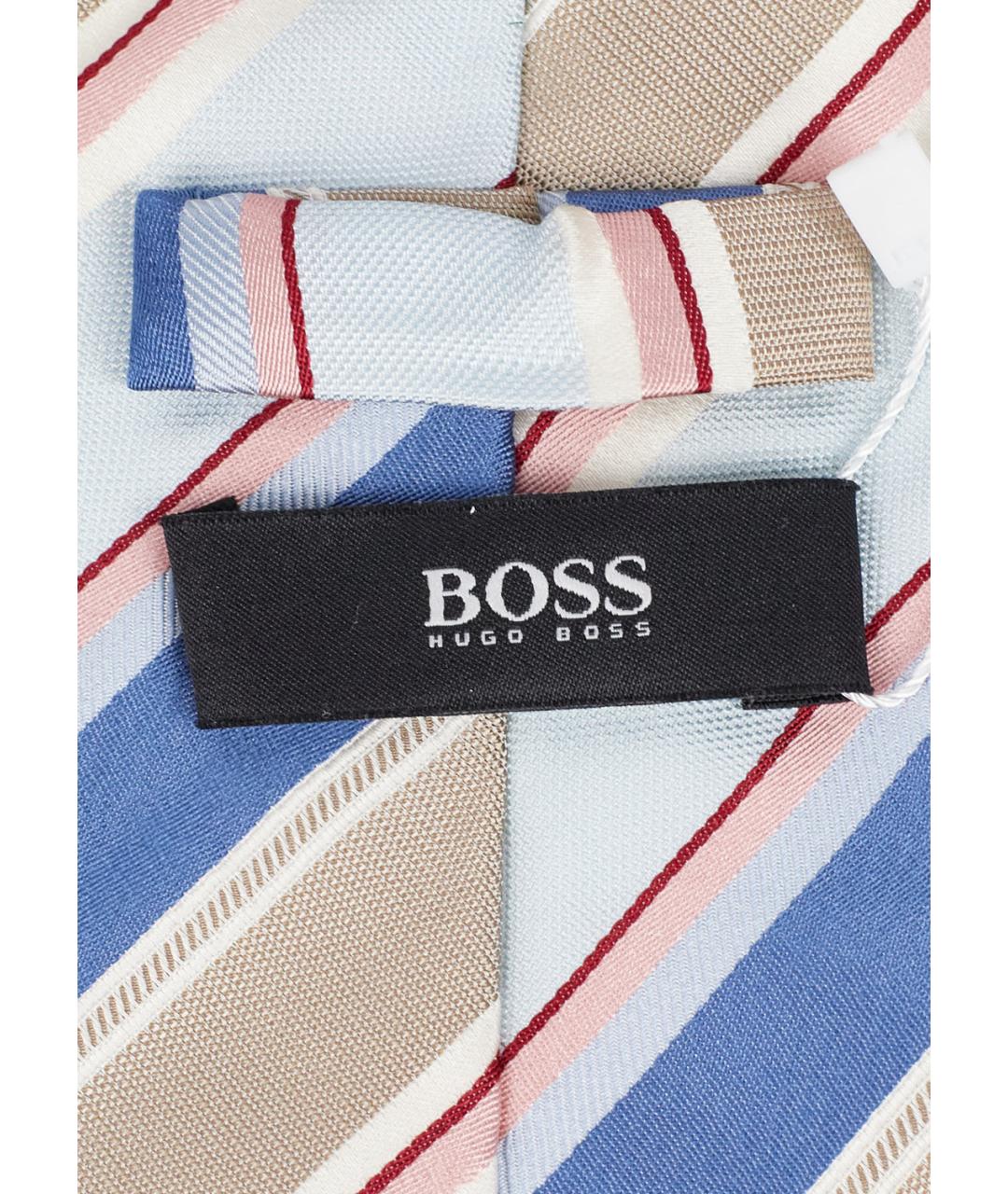 HUGO BOSS Мульти шелковый галстук, фото 3