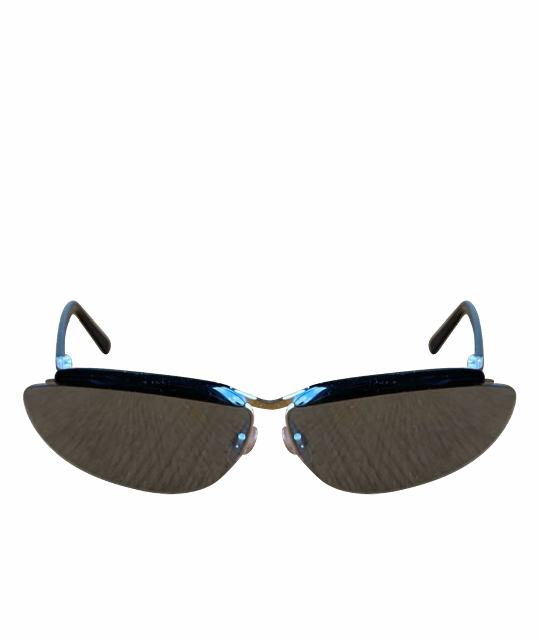 CHANEL PRE-OWNED Голубые пластиковые солнцезащитные очки, фото 1