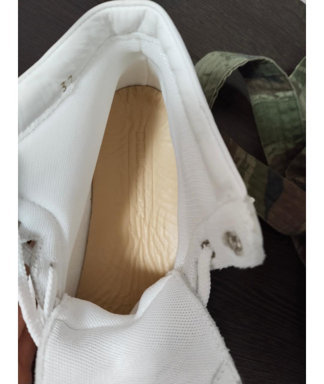 BELSTAFF Белые кожаные кроссовки, фото 6