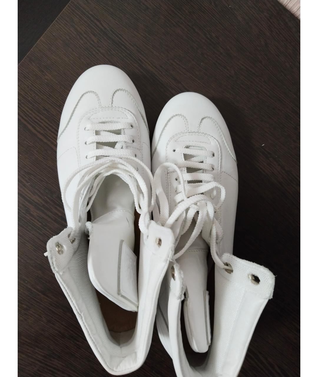 BELSTAFF Белые кожаные кроссовки, фото 3