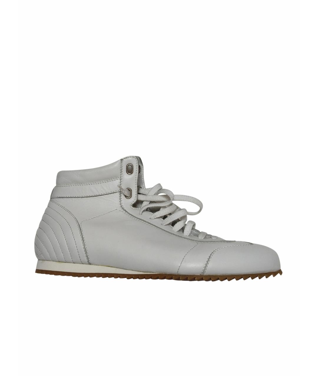 BELSTAFF Белые кожаные кроссовки, фото 1