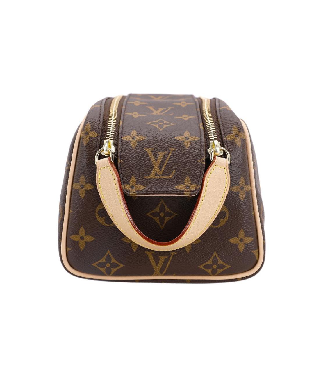 LOUIS VUITTON PRE-OWNED Коричневая косметичка, фото 2