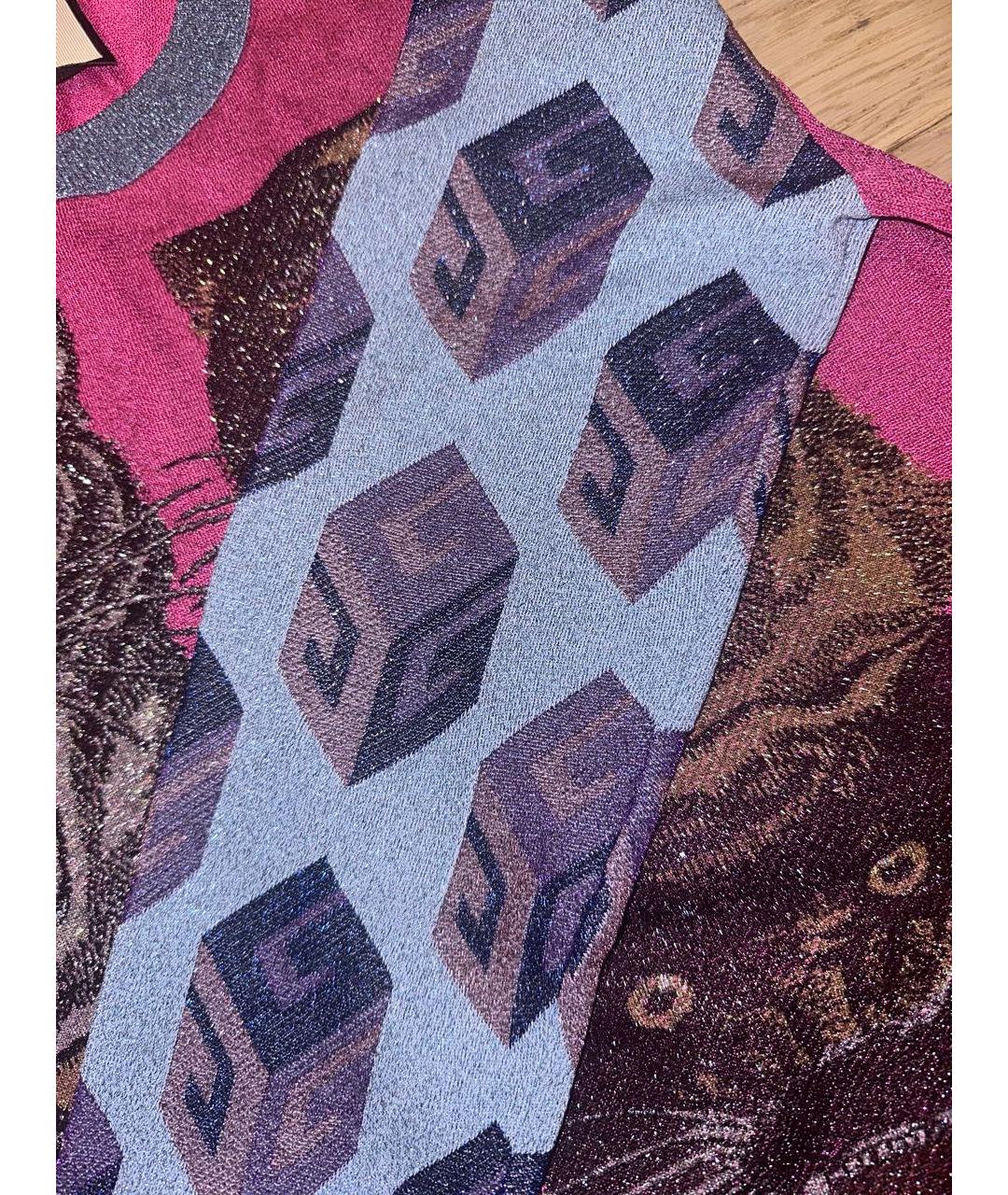 GUCCI Розовый вискозный джемпер / свитер, фото 5
