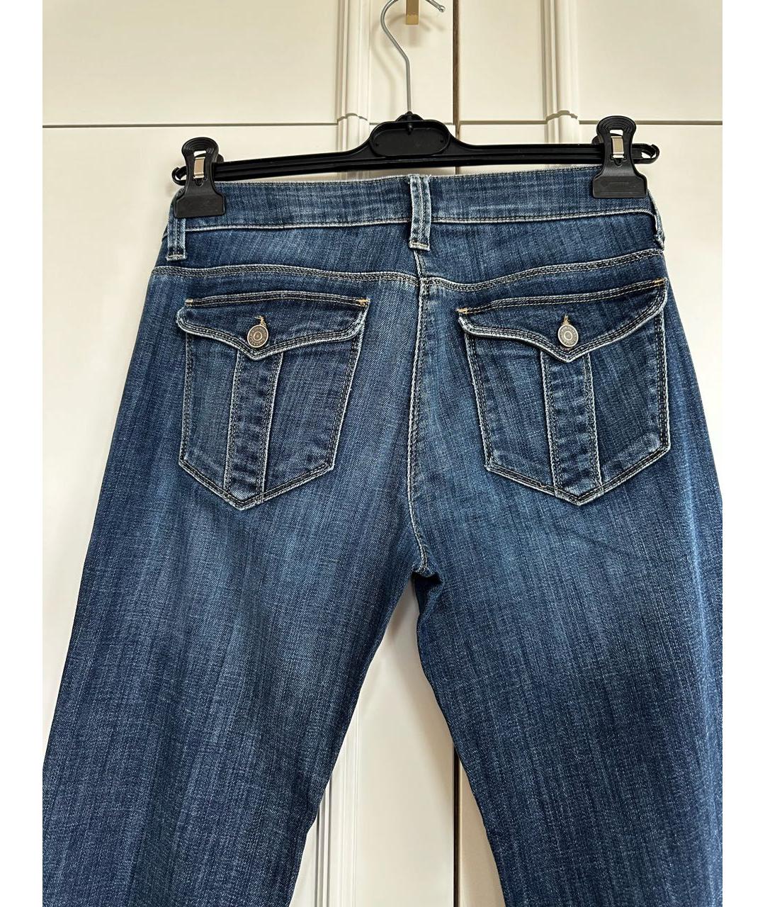 BURBERRY Синие хлопковые джинсы клеш, фото 5