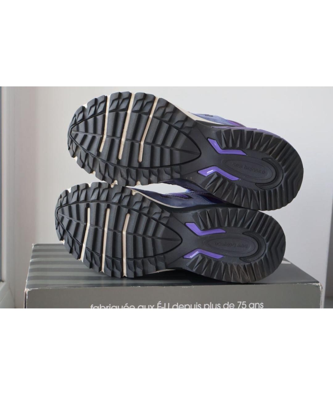 NEW BALANCE Фиолетовые замшевые кроссовки, фото 5