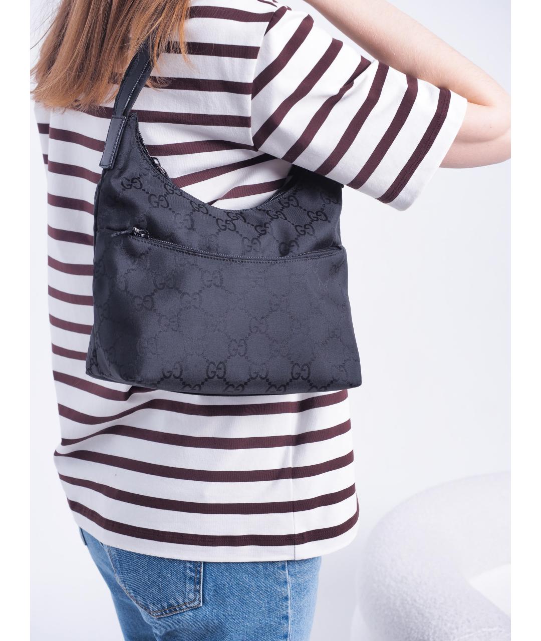 GUCCI Черная сумка с короткими ручками, фото 2