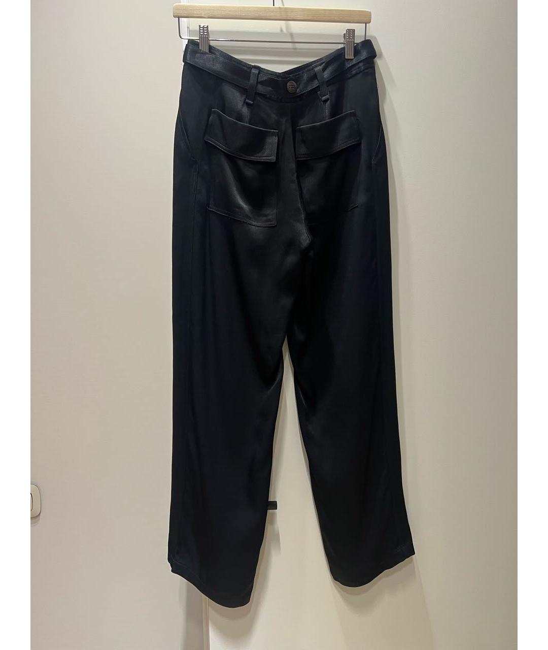 OPENING CEREMONY Черные вискозные брюки широкие, фото 2