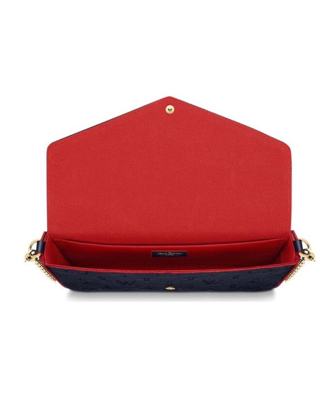 LOUIS VUITTON Темно-синяя сумка с короткими ручками, фото 2