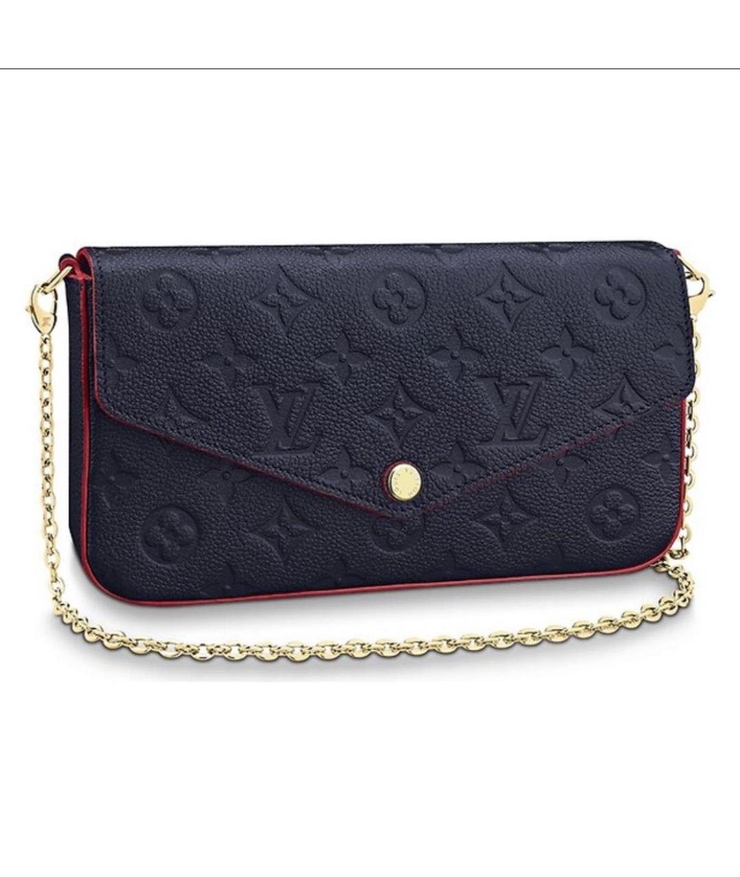 LOUIS VUITTON Темно-синяя сумка с короткими ручками, фото 5