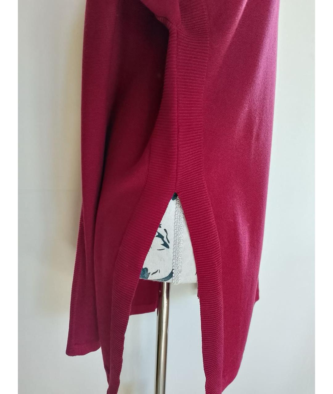 BARBARA BUI Бордовый хлопковый джемпер / свитер, фото 5