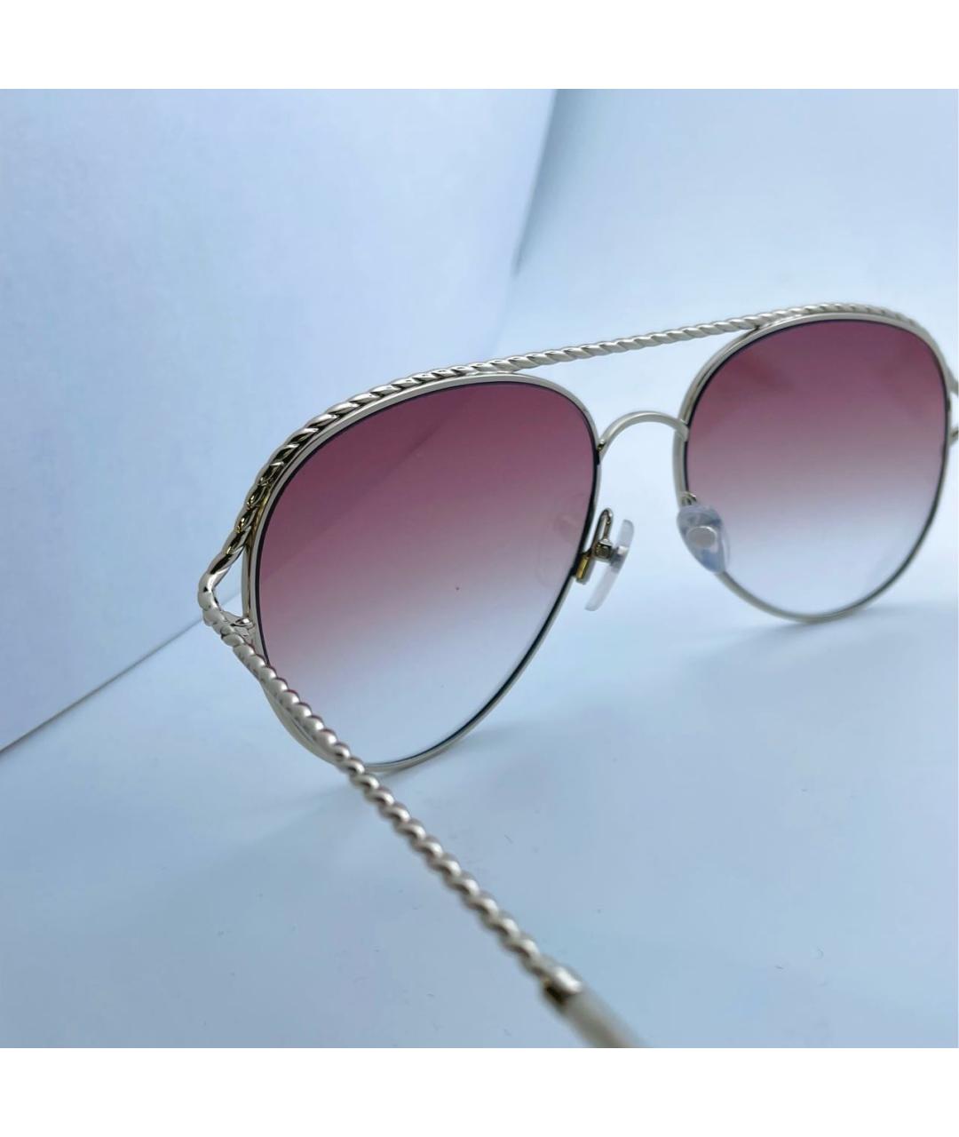 MARC JACOBS Серебряные металлические солнцезащитные очки, фото 3