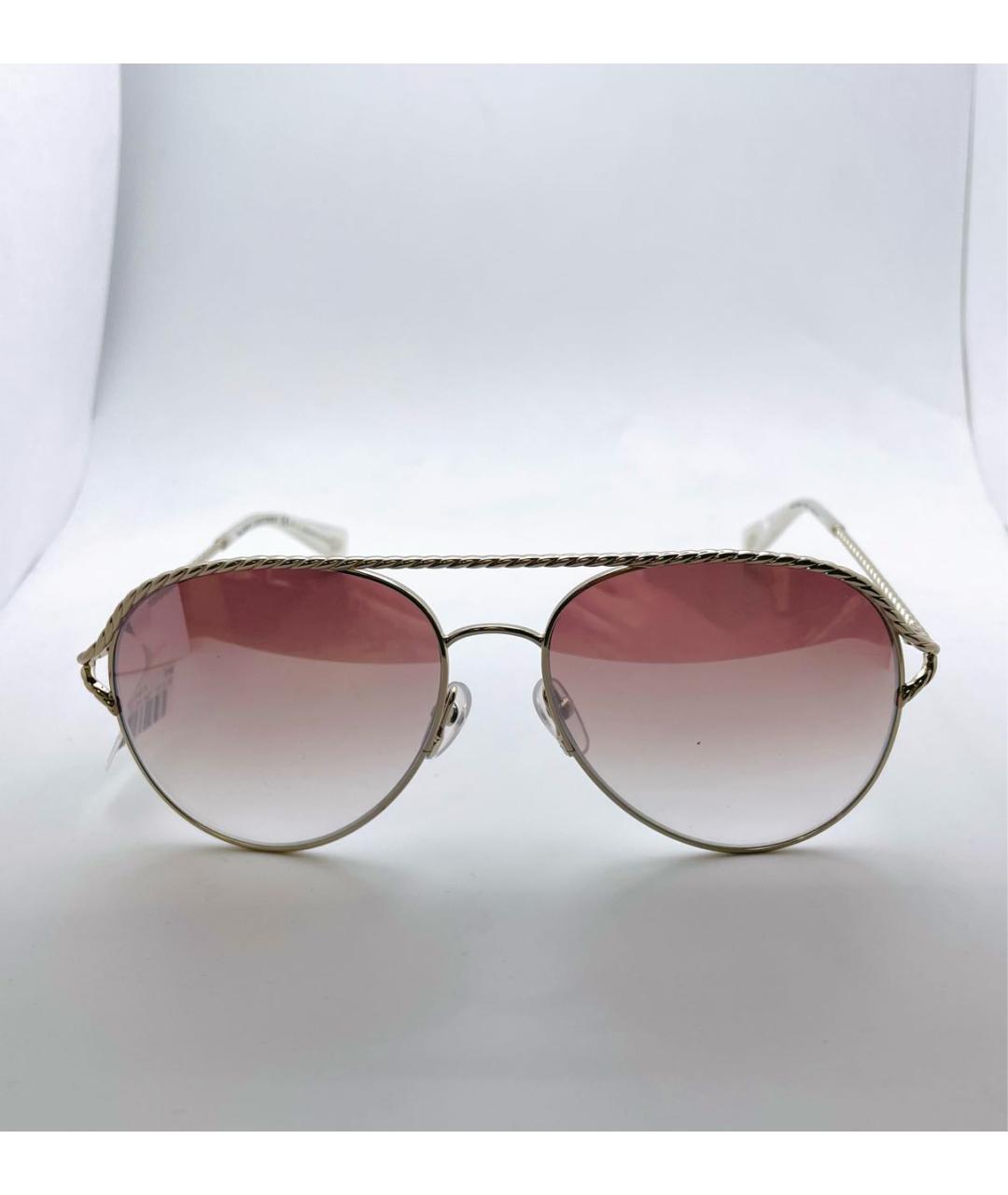 MARC JACOBS Серебряные металлические солнцезащитные очки, фото 2
