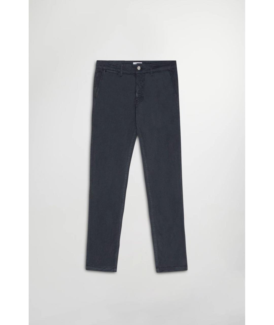 NN07 Темно-синие хлопко-эластановые брюки чинос, фото 7