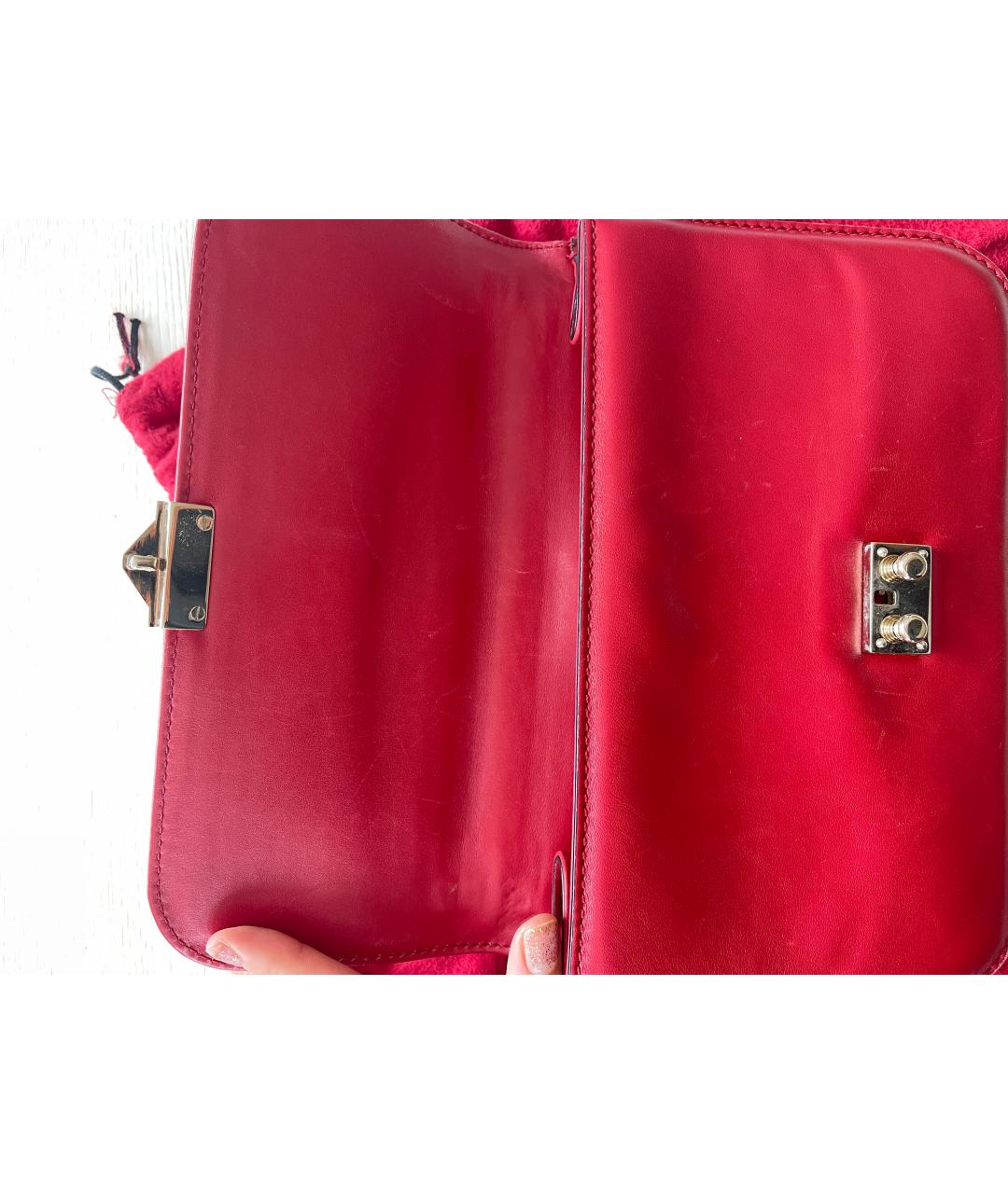 VALENTINO Красная сумка через плечо, фото 4