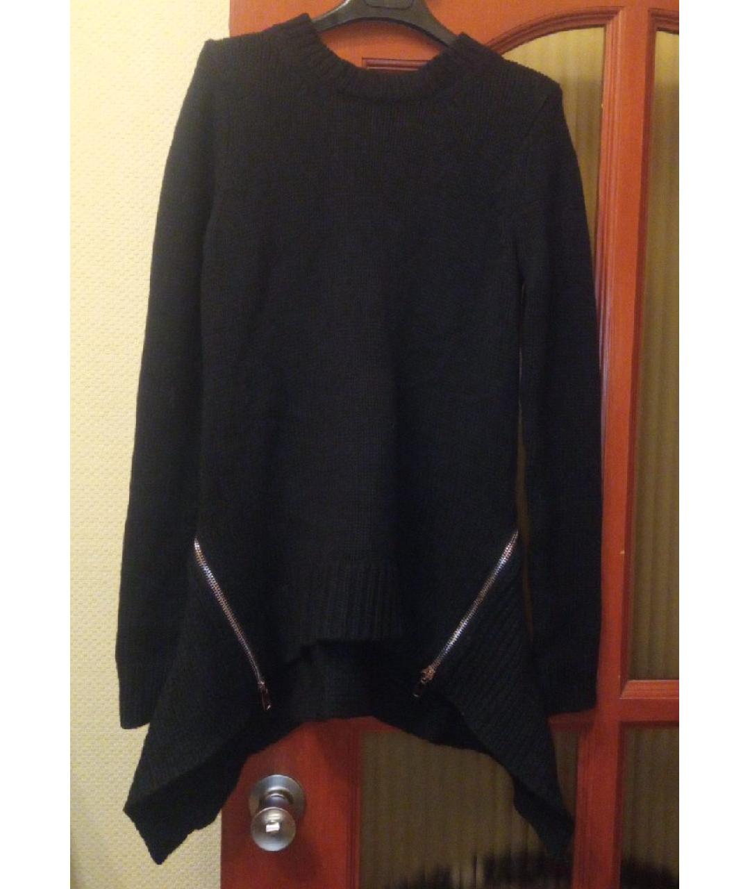 ALEXANDER WANG Черный шерстяной джемпер / свитер, фото 2