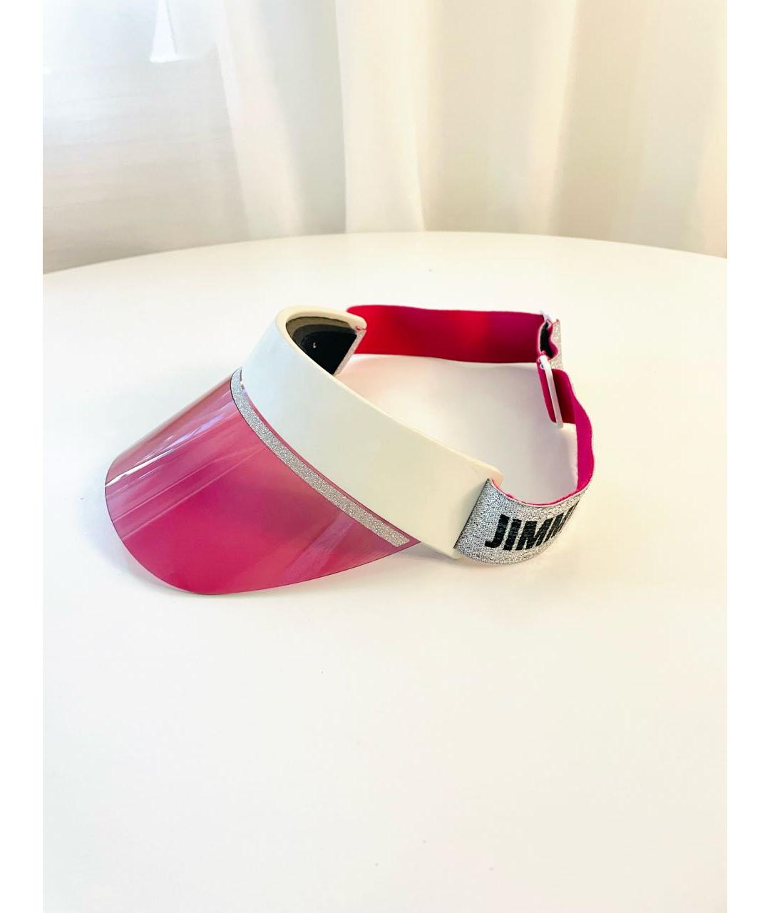 JIMMY CHOO Розовые пластиковые солнцезащитные очки, фото 7